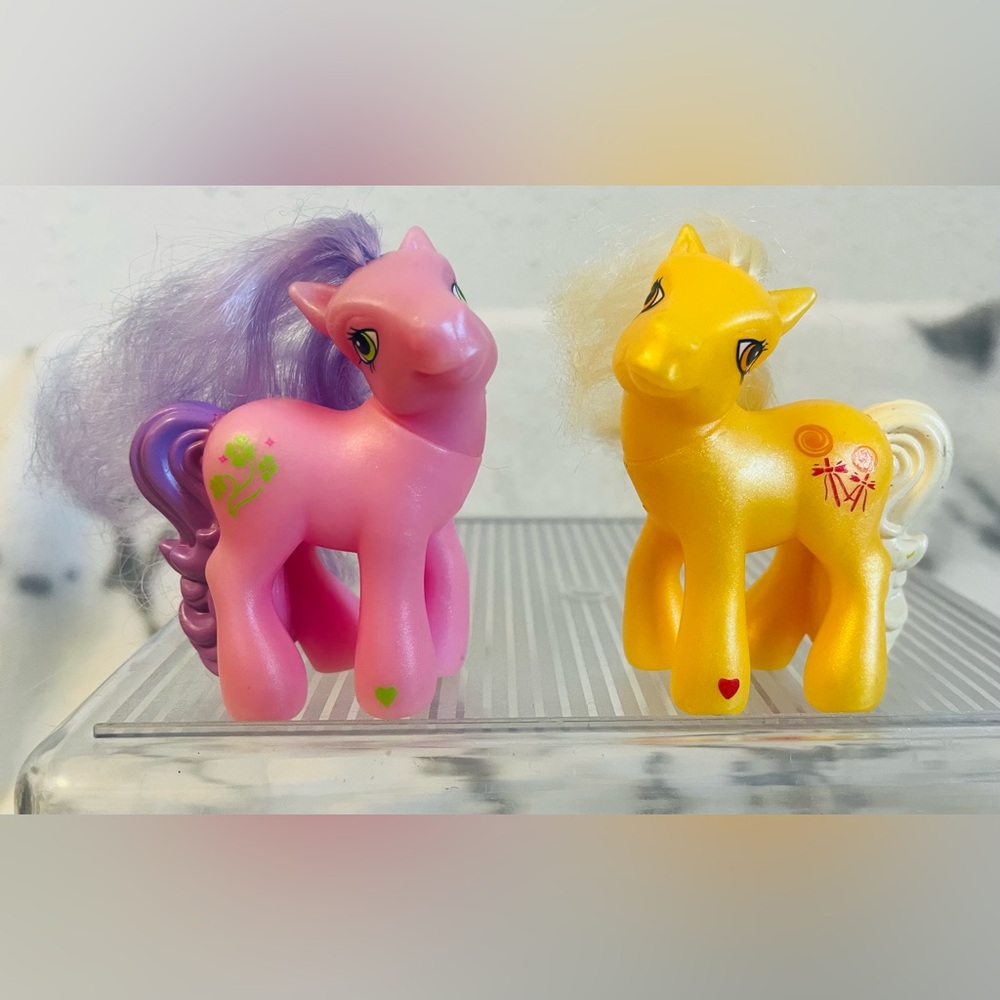 2008 MLP- Serendipity/Skywishes McDonalds Happy Meal Toys with Brushable Mane